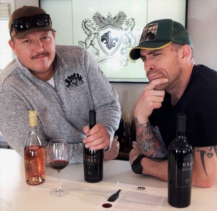 Fat Guy Tony and Daryn at the tasting room