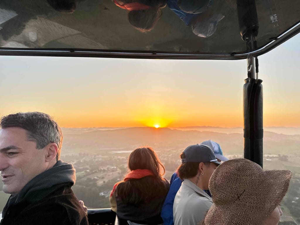 Which hot air balloon company in wine country is best for families with ...